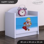 Nočna omarica Happy babies Mojster Miha 24 SZN1